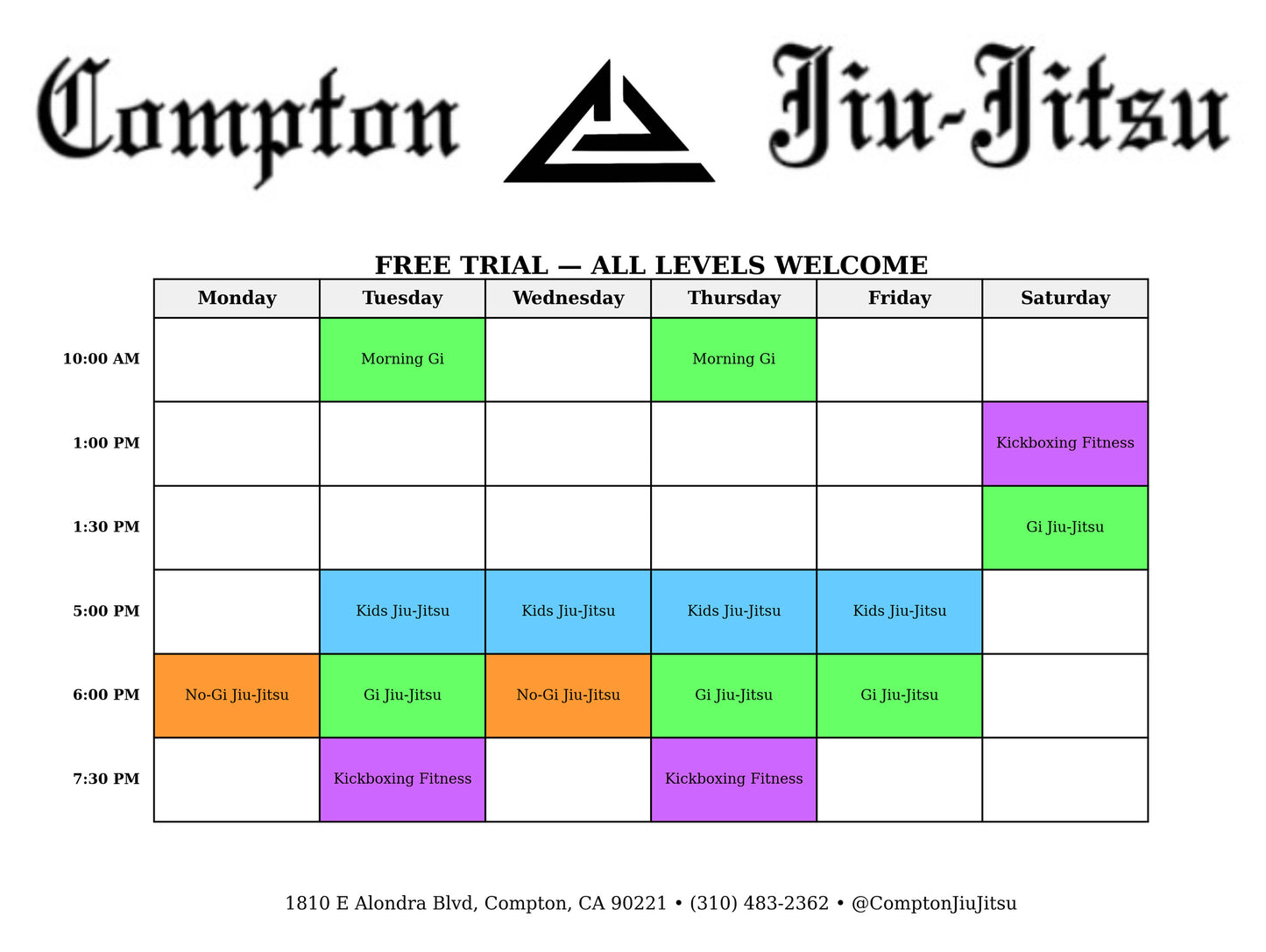 Schedule